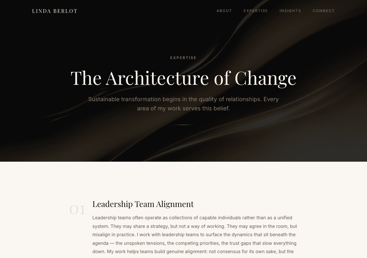 Consulting Website screenshot