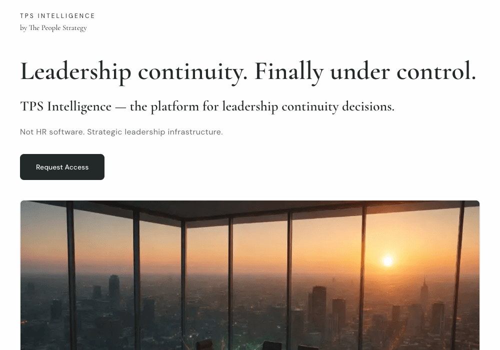 Leadership Platform screenshot